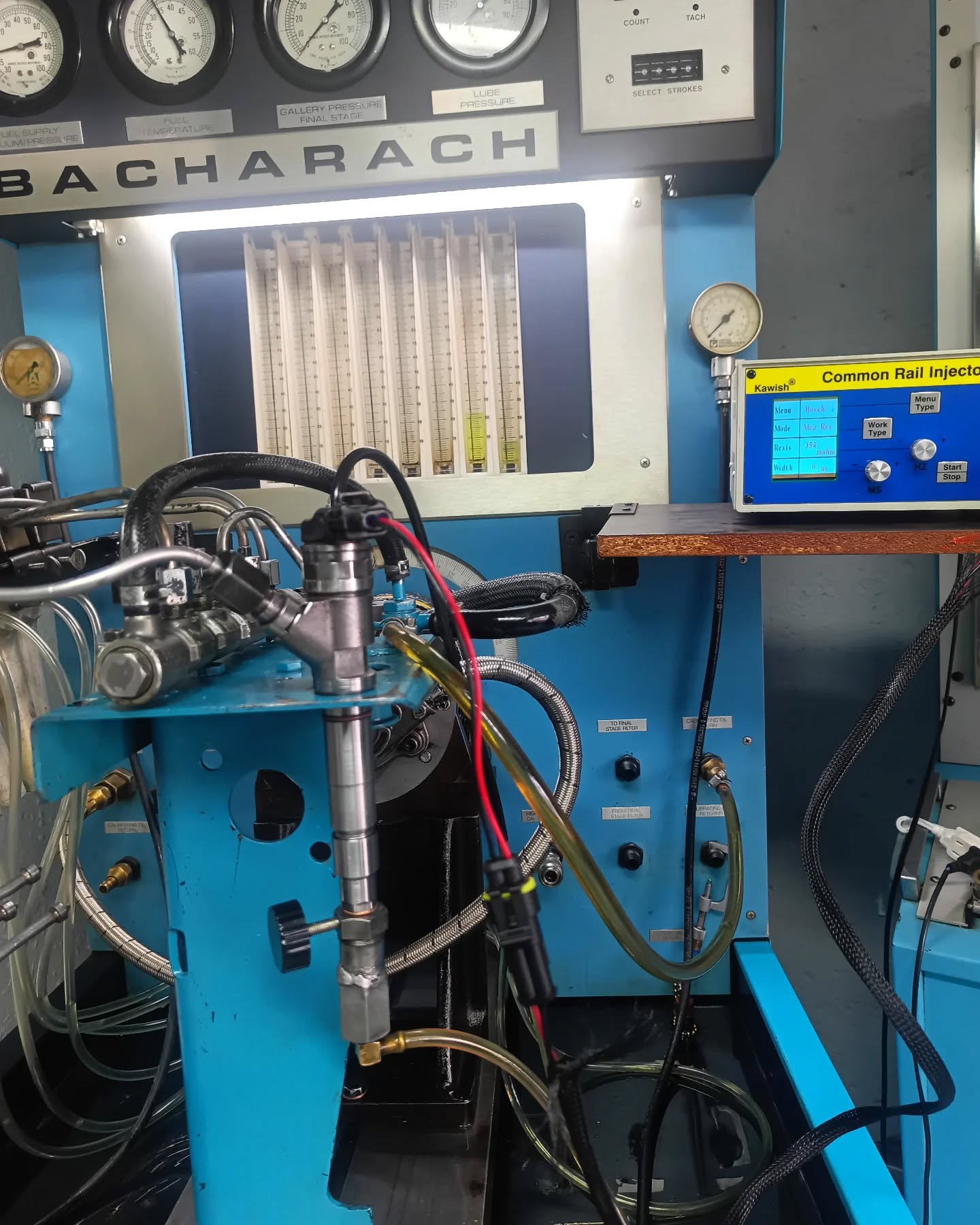 Banco de pruebas de inyección diesel