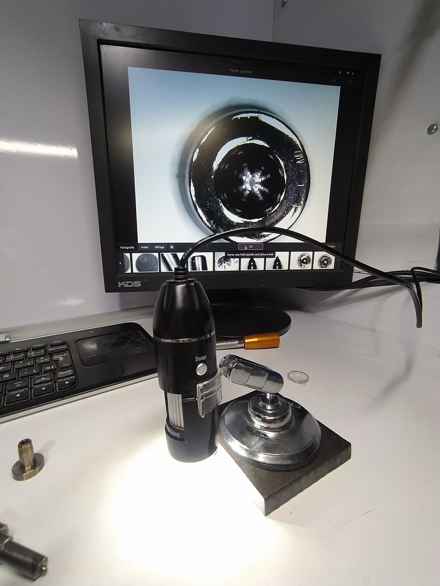 Microscopio de inspección